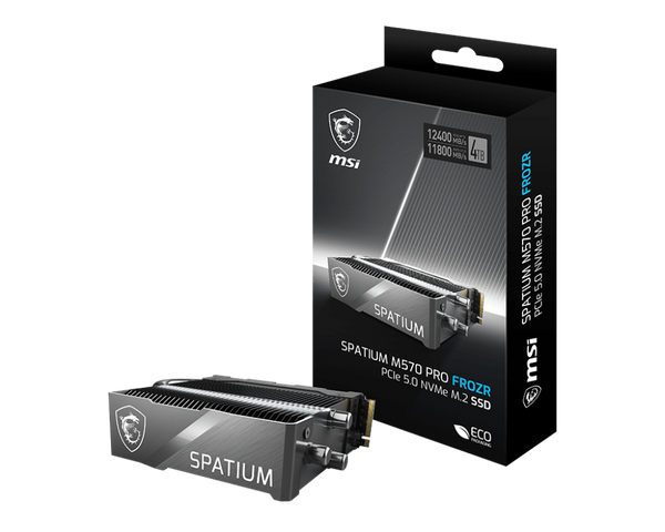 Msi Spatium M570 Pro PcIe 5.0 Nvme M.2 Frozr