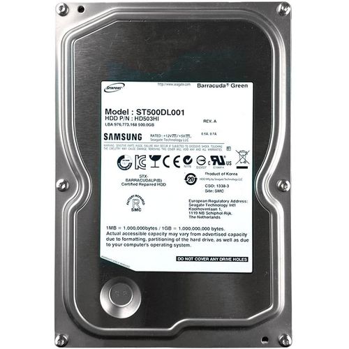 Samsung 500GB HDD Internal  Pc Hard Disk