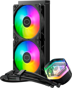 Cooler Master Master Liquid 240 Atmos Black - White