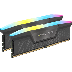 VENGEANCE® RGB 32GB (2x16GB) DDR5 DRAM 6000MT/s CL28 Memory Kit — Black