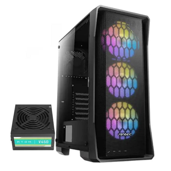 Case Antec NX360 Elite 4Fan ARGB+PSU Antec Atom V450